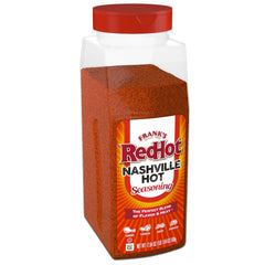Frank's RedHot Nashville Hot Seasoning jar for bold, dry flavor on any dish