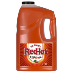 Frank's RedHot Original Cayenne Sauce 1 gal bottle boosts bold flavor for batches