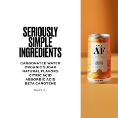Free AF Apero Spritz garnished glass evoking mindful social sipping.