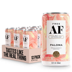 Free AF Paloma non-alcoholic can front view, ready to drink and low calorie