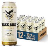 Free Bird Sparkling Southern Spring Water can front view for on-the-go hydration.