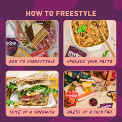 Freestyle Snacks olive oil and spice blend in compact pouch