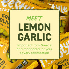 Freestyle Snacks single-serve olive pouch with no liquid mess