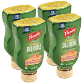 French's Creamy Dill Pickle Mustard Spread bottle ready for easy spreading on sandwiches