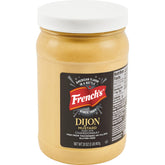 French's Dijon Mustard 32oz bottle with thick, creamy texture for sauces.