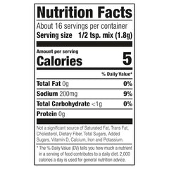 Close-up of the French's Ranch Seasoning label emphasizes herbs and spices.