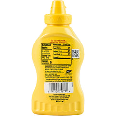 French's Yellow Mustard squeeze action for quick topping