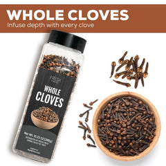Fresh Finest whole cloves packaging stored for pantry and recipes