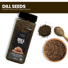 Fresh Finest dill seed used in dressings and salads for brightness