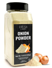 Fresh Finest Onion Powder in airtight packaging preserves aroma for everyday cooking.