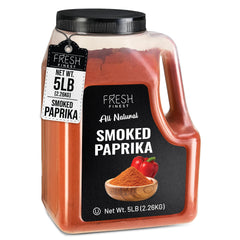 Fresh Finest smoked paprika bulk 5lb pack boosts savory flavor for meals.