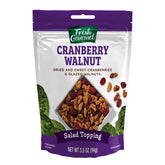 Fresh Gourmet glazed walnuts and cranberries hero image, snack-ready crunch.