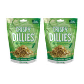 Fresh Gourmet Crispy Dillies bag close-up showing crunchy pickle flavor