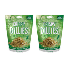 Fresh Gourmet Crispy Dillies bag close-up showing crunchy pickle flavor