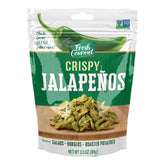 Fresh Gourmet Crispy Jalapeños bag adds heat and crunch to salads.