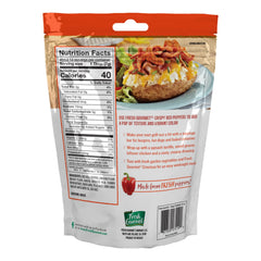 Close-up of Crispy Red Peppers texture showing crunch