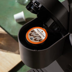 Fresh Roasted Coffee compostable grounds and paper-based pod packaging