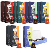 Fresh Roasted Coffee Nespresso OriginalLine pods packaging for quick cafe-style drinks