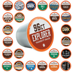 Fresh Roasted Coffee Explorer 96 pods collection highlights diverse roasts and blends