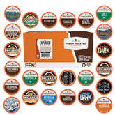 Fresh Roasted Coffee Explorer Pack front view showing branding and packaging