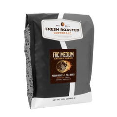 Fresh Roasted Coffee FRC Medium Roast Beans—rich aroma for daily drip.