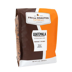 Fresh Roasted Coffee Guatemala Huehuetenango front pack highlights single-origin quality