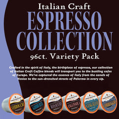 Fresh Roasted Coffee Sangallo pod highlights chocolate notes for crema-rich espresso.