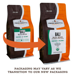 Fresh Roasted Coffee Kochere Ethiopian dark roast 2lb bag packaging showcases eco-conscious sourcing.