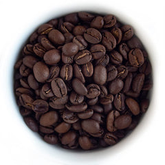 Fresh Roasted Coffee Organic Colombian aroma steam rising from a fresh brew.