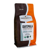 Fresh Roasted Coffee Organic Guatemala bag front for single origin flavor at home