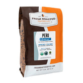 Fresh Roasted Coffee Peru water-processed decaf 2lb whole beans deliver rich aroma for everyday use.