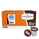 Fresh Roasted Coffee Seriously Dark Decaf pods offer rich, caffeine-free flavor for evenings
