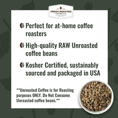 Fresh Roasted Coffee usa-packaged 5lb bag for bulk roasting.