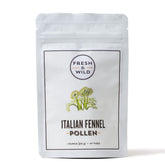 Fresh & Wild fennel pollen jar with earthy aromas and citrus notes.