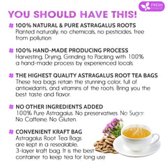 FreshDrinkUS biodegradable corn tea bags highlighting eco-friendly packaging