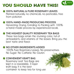 Hand-brewing FreshDrinkUS rosemary tea for an easy, comforting ritual.