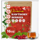 FreshDrinkUS hawthorn-berries-16oz-pack bright for tea and snacks