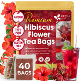 FreshDrinkUS hibiscus tea bags packaging preserves freshness for daily use.