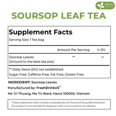 FreshDrinkUS soursop leaves harvested to ensure pesticide-free sourcing