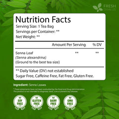 FreshDrinkUS senna tea bags handmade process highlights authentic leaf selection.