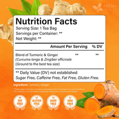 FreshDrinkUS tea bags closeup showing natural ingredients and no artificial flavors