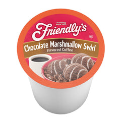 Closeup of Friendly's Arabica beans used in Chocolate Marshmallow Swirl.