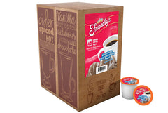 A cup brewing with Friendly's Chocolate Marshmallow Swirl coffee for a creamy pour.