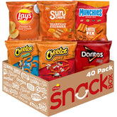 Frito-Lay Cheesy Mix with Doritos Nacho Cheese bags offering bold crunch for snacks