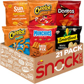 Frito-Lay Cheesy Mix Pack bag open for quick on-the-go snacking.