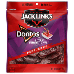 Doritos Spicy Sweet Chili bag front highlights bold flavor and shareable snacking.