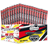 Frito-Lay Jack Link’s Doritos Meat Sticks Sweet & Tangy BBQ pack shot, bold flavor, portable protein snack.