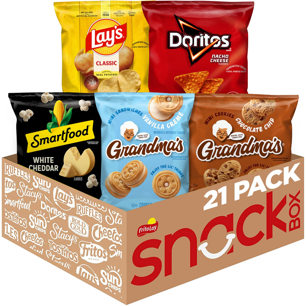 Frito-Lay Grandmas Mini Chocolate Chip cookies ready for on-the-go snacking