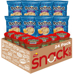 Frito Lay Tostitos bitesize rounds chips blue bag, ideal for quick snacking with friends.
