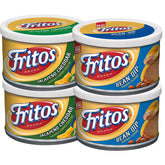 Fritos bean dip Original can for dipping with corn chips.